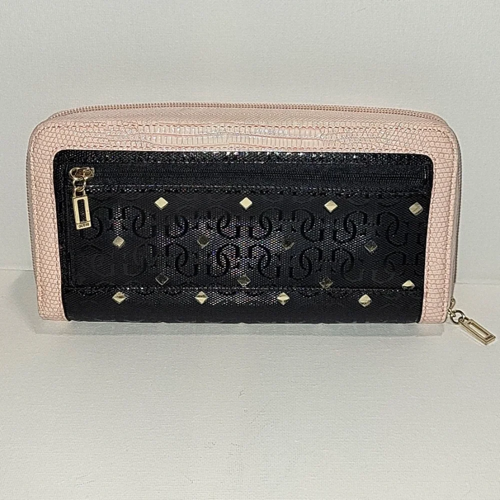 GUESS wallet in pink & black NWOT